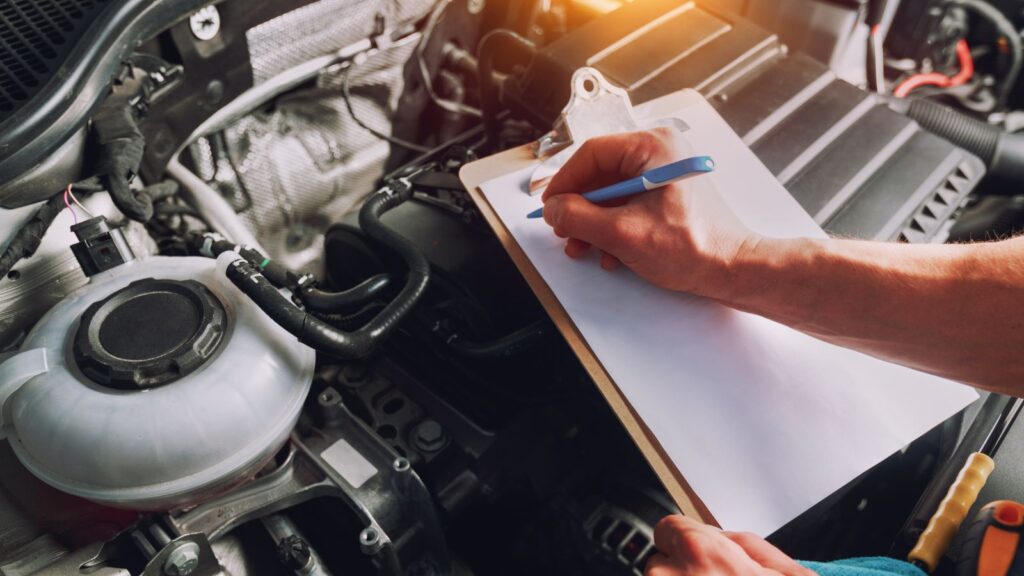 New Zealand used car undergoing a pre-purchase inspection